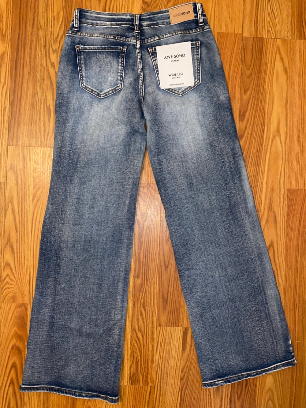 NWT | Love Soho Denim | Wide Leg Low-Rise Denim Jeans | Size 7